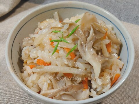 炊飯器De〜ごぼう＊舞茸のおこわ